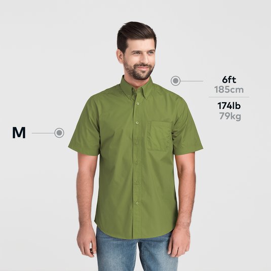 Camisa De Vestir Elevate Colter De Manga Corta Para Hombre