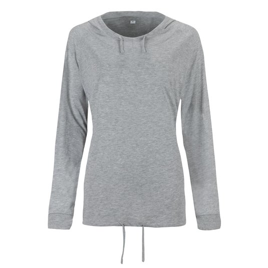 Damen T Shirt Mit Kapuze In Lockerer Passform Von Mantis