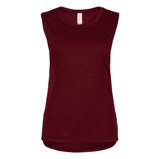Camiseta Sin Mangas De Corte Vaporoso Bella Canvas Muscle Tank