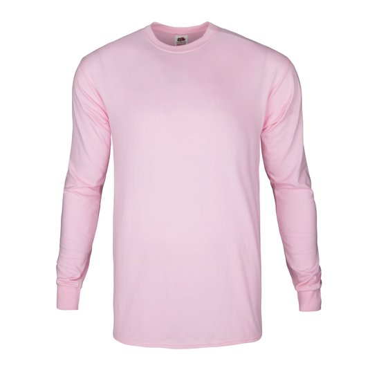 Camiseta De Manga Larga Fruit Of The Loom Heavy Cotton Hd De 5