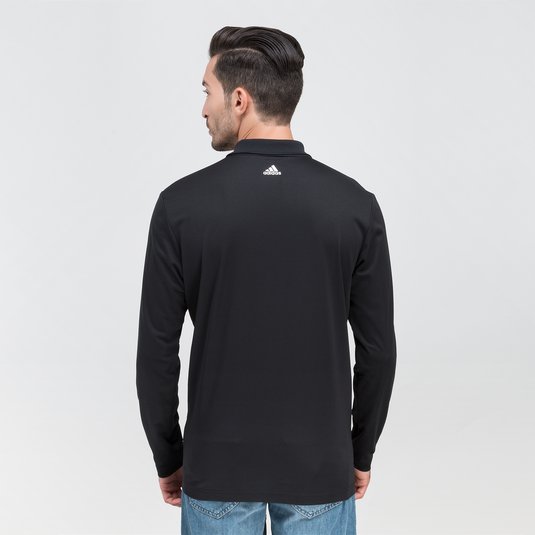 Camisa Polo Adidas Climalite De Manga Larga