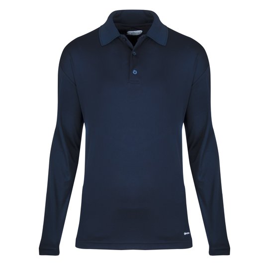Camisa Polo Brecon De Manga Larga Para Hombre De Elevate