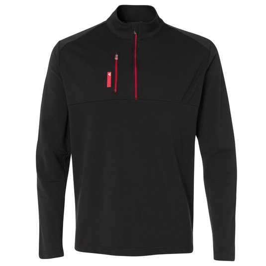 Adidas Golf Mixed Media 1 4 Zip Jacket