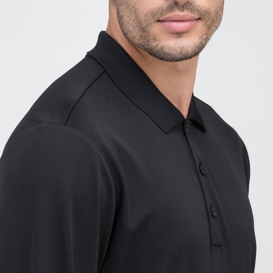 Camisa Polo Adidas Climalite De Manga Larga