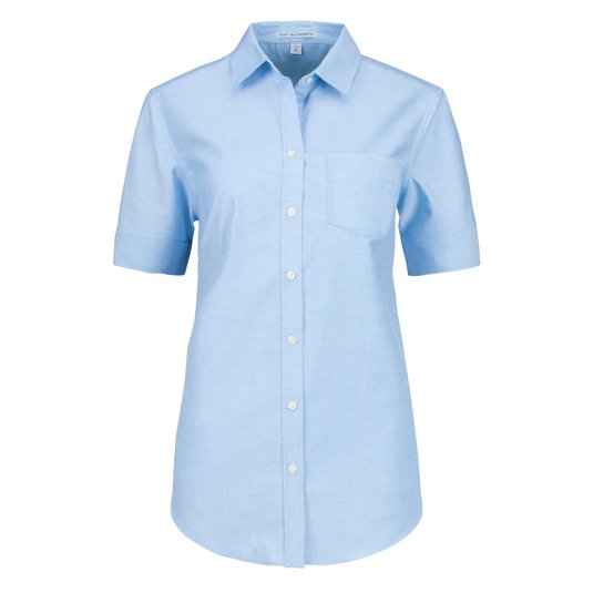 Blusa De Manga Corta Port Authority Superpro Tipo Oxford Para Mujer