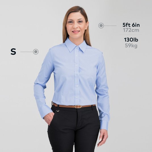 Blusa De Vestir Hayden De Manga Larga Para Dama De Elevate