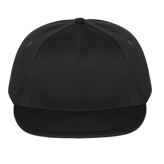 Yupoong Five Panel Flat Bill Cap