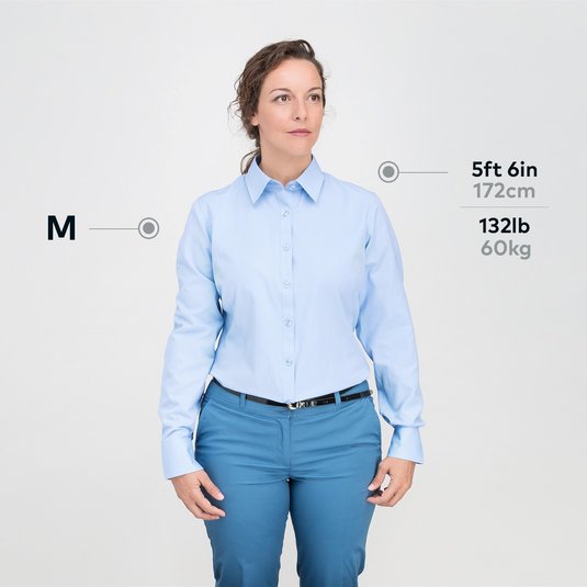 Blusa De Vestir Elevate Sycamore De Manga Larga Para Dama