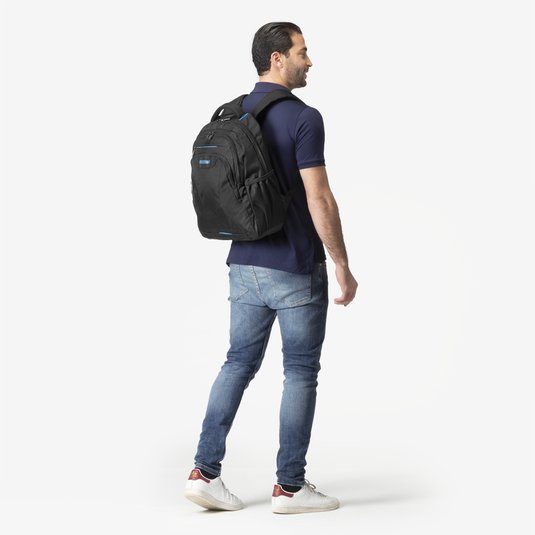 Sac A Dos Pour Ordinateur Portable 15 6 Pouces At Work D American Tourister