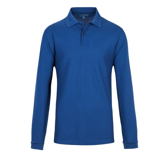 Camisa Polo Silk Touch De Manga Larga Para Ninos De Port Authority