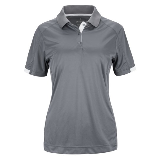 Camisa Polo Kiso De Manga Corta Para Mujer De Elevate