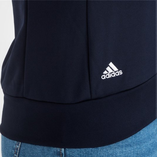 adidas® Ladies' ClimaLite® 3-Stripes French Terry Full-Zip Jacket