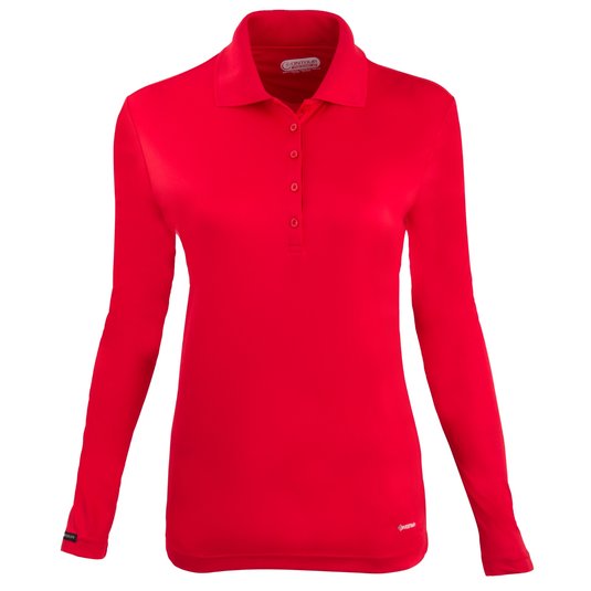 Camisa Polo Brecon De Manga Larga Para Dama De Elevate