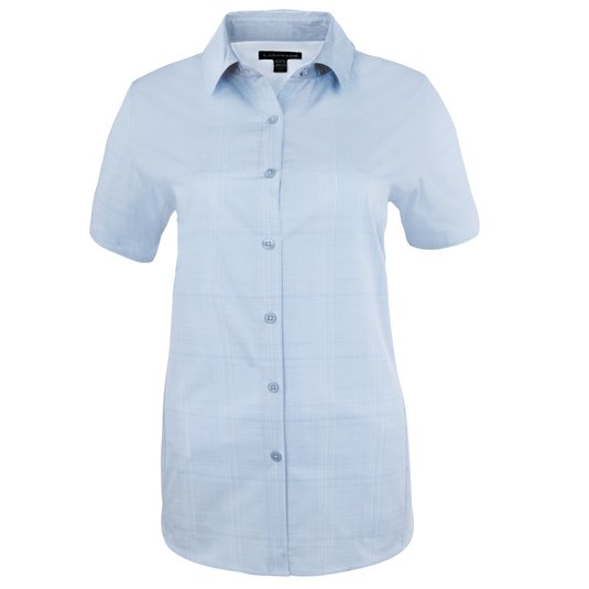 Blusa De Vestir Sanchi De Manga Corta Para Dama