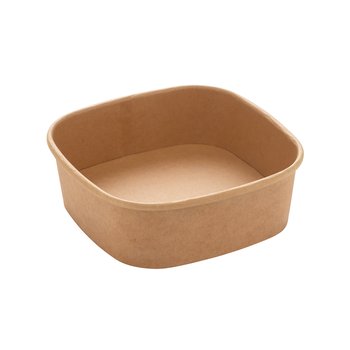 Cuencos para ensalada 400 ml - 130 x 130 x 43 mm - Marrones - 300 pzas.