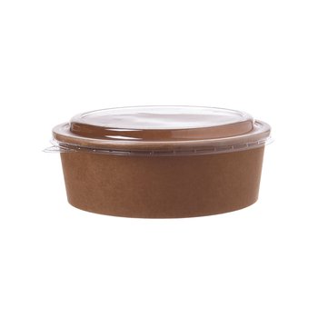 FSC® Salad Bowl 1000 ml – Brown – 300 pcs.