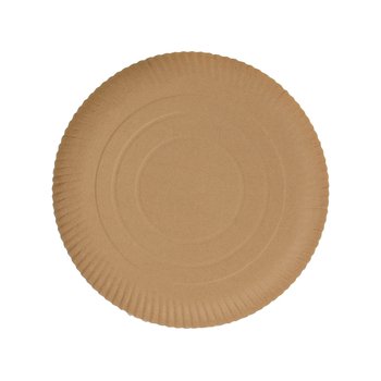 Fettdichte FSC®-Pappteller Braun – Rund Ø 34 cm – 200 St.