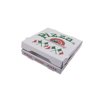 Pizzadozen – Francia, 26 x 26 x 4 cm – Italiaanse vlag – 100 stuks