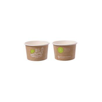 Jäätelökupit 160 ml – Luonnonvalkoiset – 1 000 kpl
