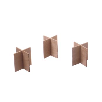 Houten afstandhouders voor pizza – bruin – 10000 stuks