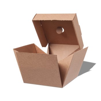 Hamburger-Boxen Braun – 120 x 120 x 100 mm – 100 St.
