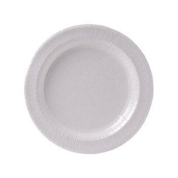 Papieren borden – rond 29 cm – wit – 250 stuks