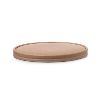 Kompostierbare Pappdeckel für Salatschalen 500 und 750 ml, Braun – 300 St.