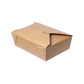 Lunchboxen Naturbraun 1.600 ml – 200 x 140 x 65 mm – 200 St.