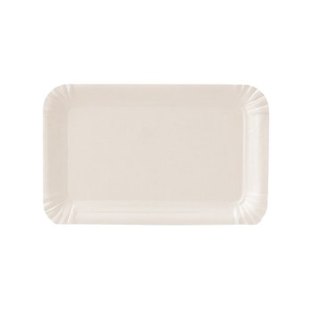 Pappteller Weiß – Eckig 9 x 15 cm – 3.000 St.