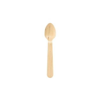 Holz-Kaffeelöffel 11 cm – FSC®-Birkenholz mit Carnaubawachs – 2.000 St.