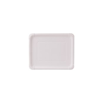 Pappteller Weiß – Eckig 16 x 20 cm – 1.000 St.